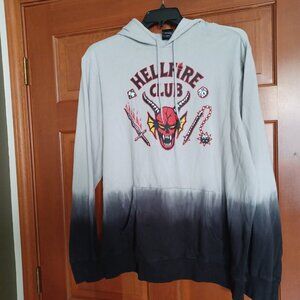 Stranger Things Hellfire Club Hooded Sweatshirt...NEW...from Netflix TV Series